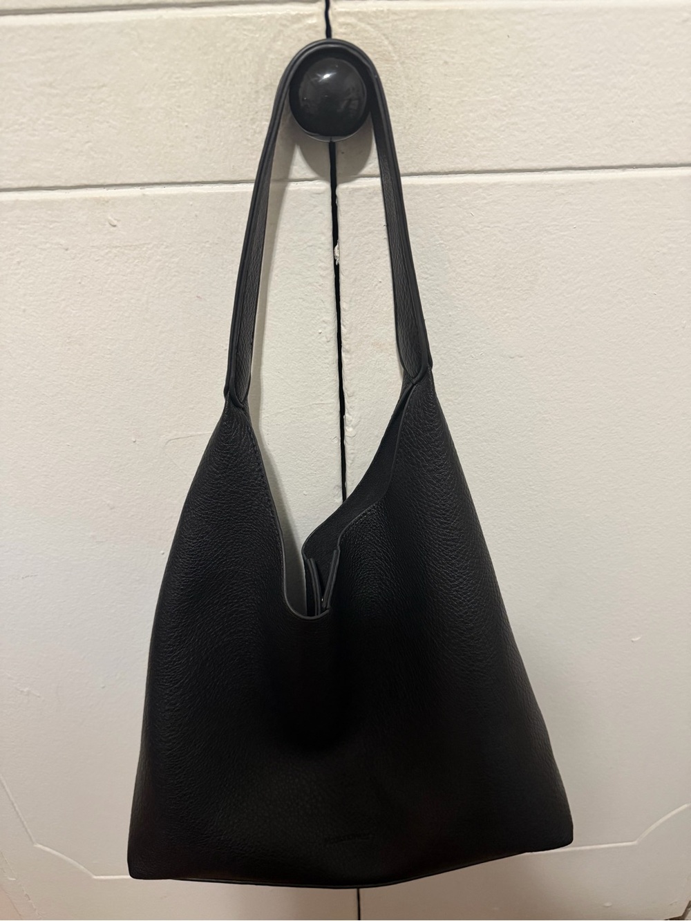 Montana West Black Pebbled Shoulder Bag - Picture 1 of 7